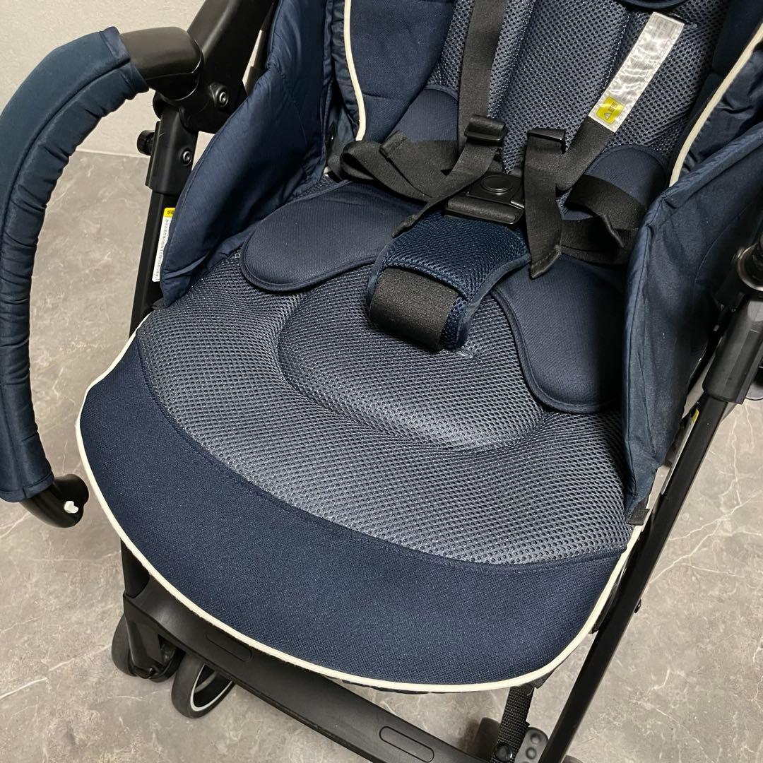 アップリカ ラクーナクッションAB レザーハンドル ベビーカー 対面式