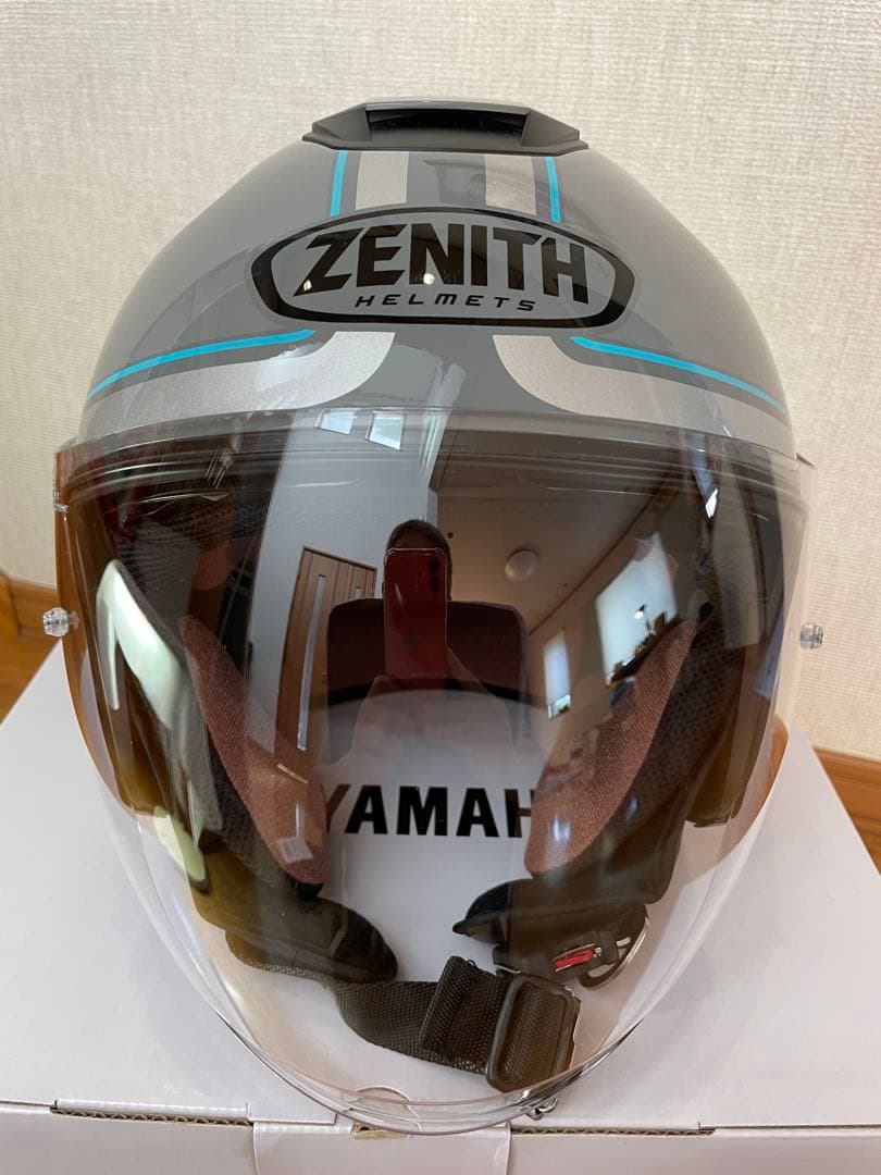 バイクヘルメット　YJ-22II YAMAHA グラフィック　グレー