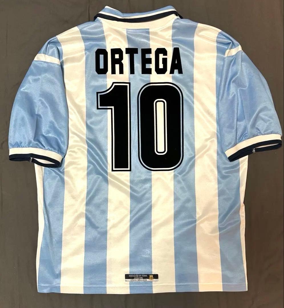 正規品 00/01 アルゼンチン代表 リーボック オルテガ　Lサイズ