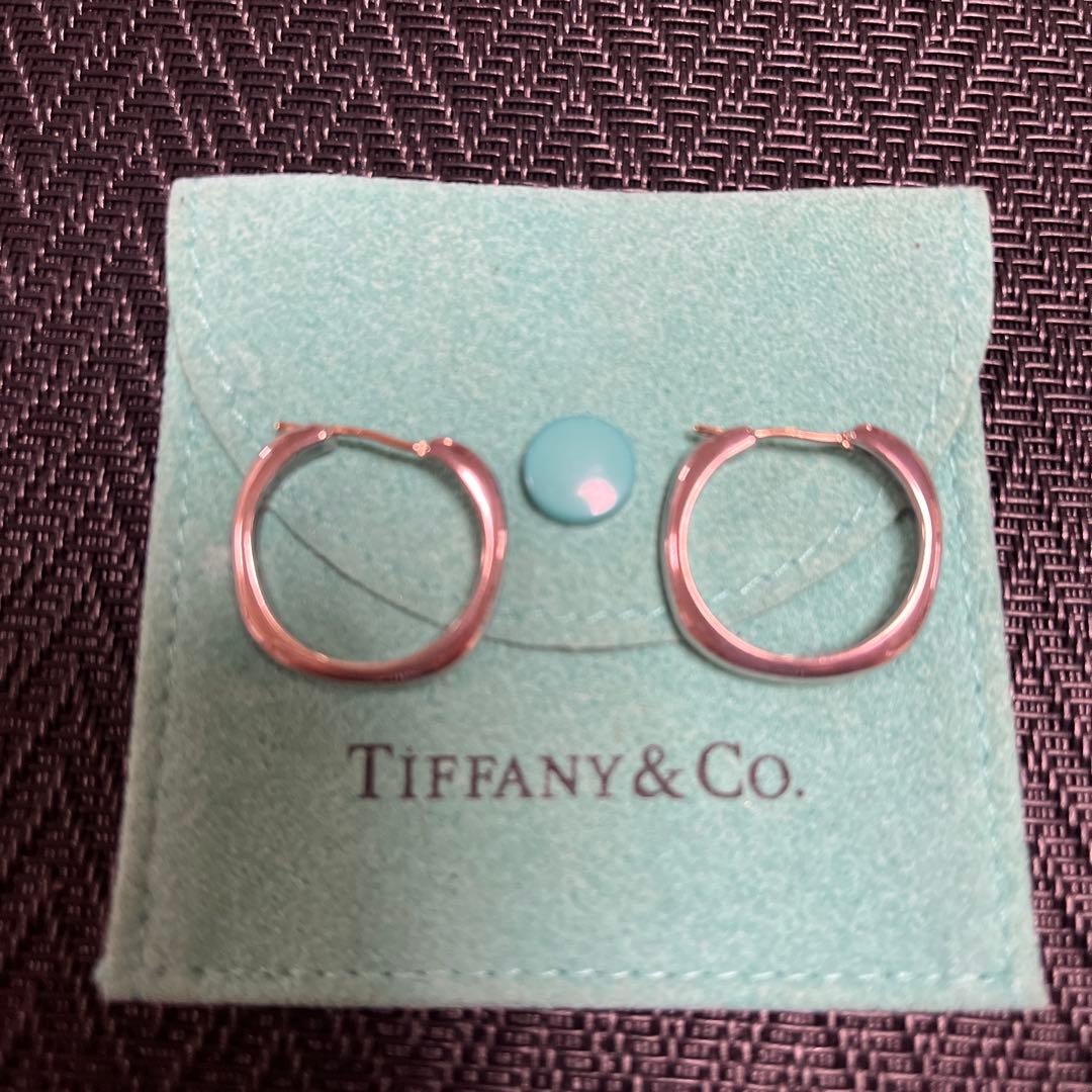 Tiffany & Co. フープピアス 925シルバー　クッション