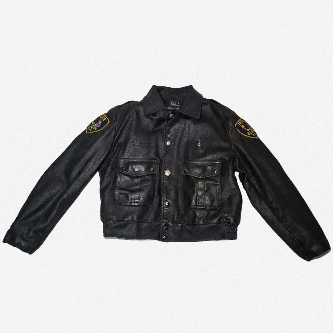 70's KALE UNIFORMS レザージャケット ポリスマンジャケット