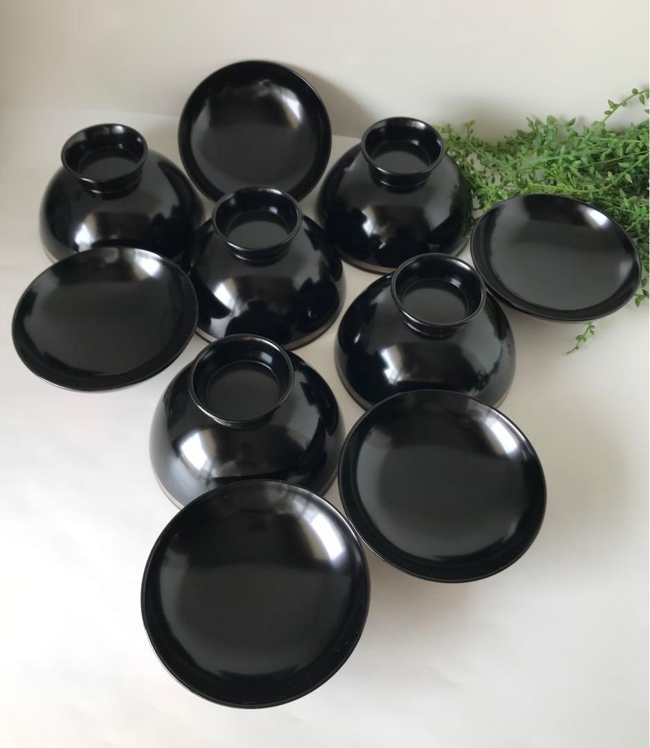 特製　能登輪島塗 蒔絵 木製　蓋付椀 煮物椀　吸物椀　5客セット　共箱