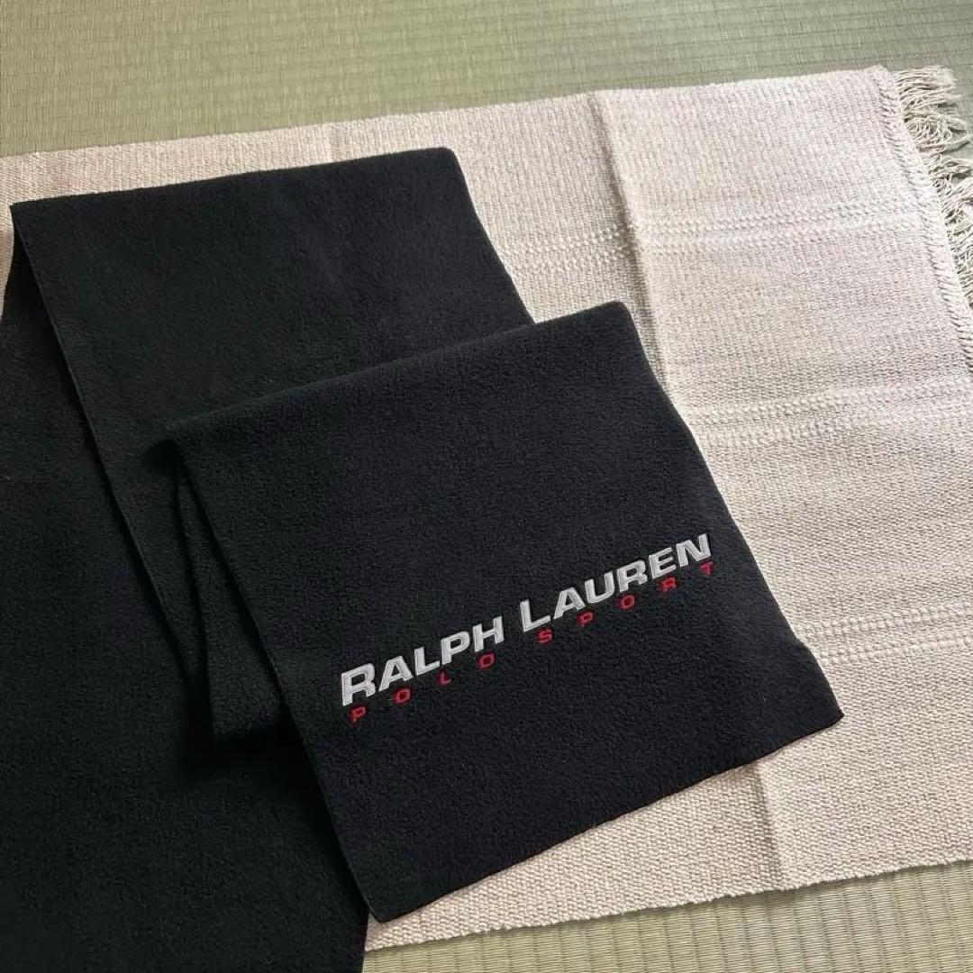 90s Ralph Lauren USA製 マフラー polo sport