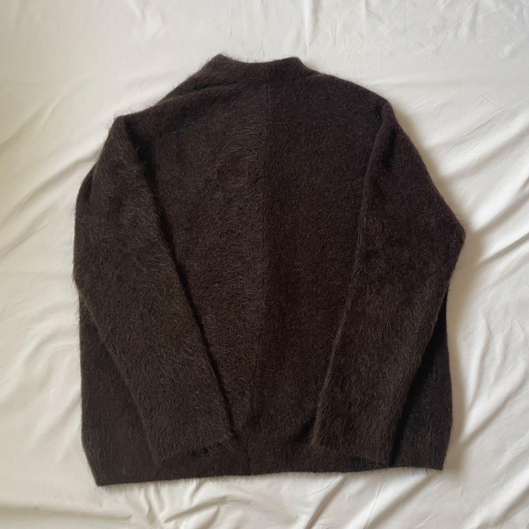 とっち　unfil アンフィル ストレッチ モヘア ウールカーディガン