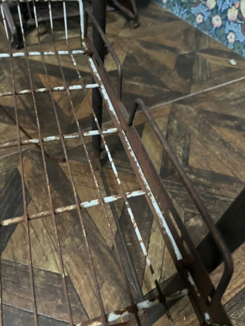 アイアン ワゴン インテリア ビンテージ 昭和レトロ 当時物 棚 ラック 什器