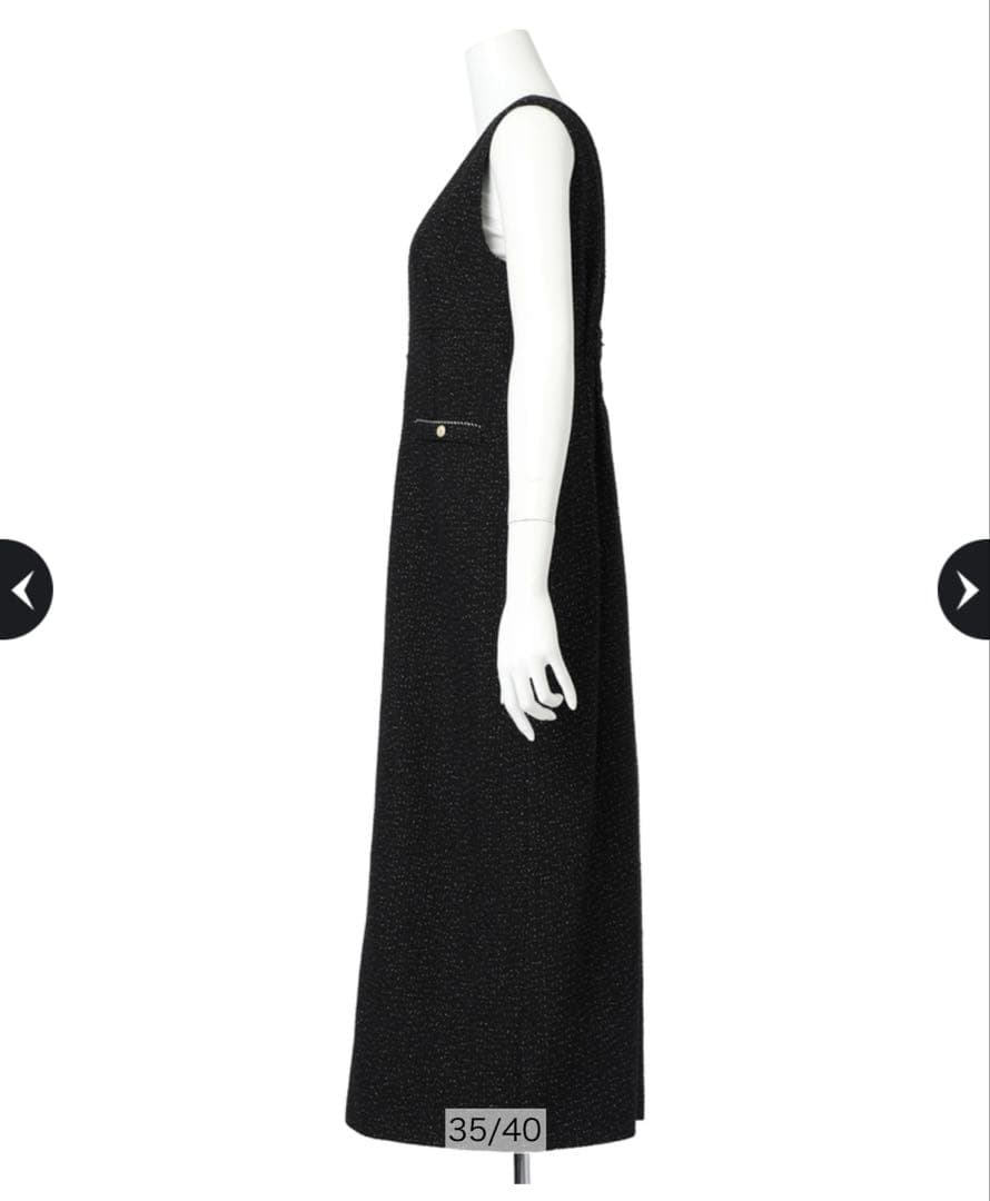 【美品】Rirandture ツイードＩラインジャンスカ