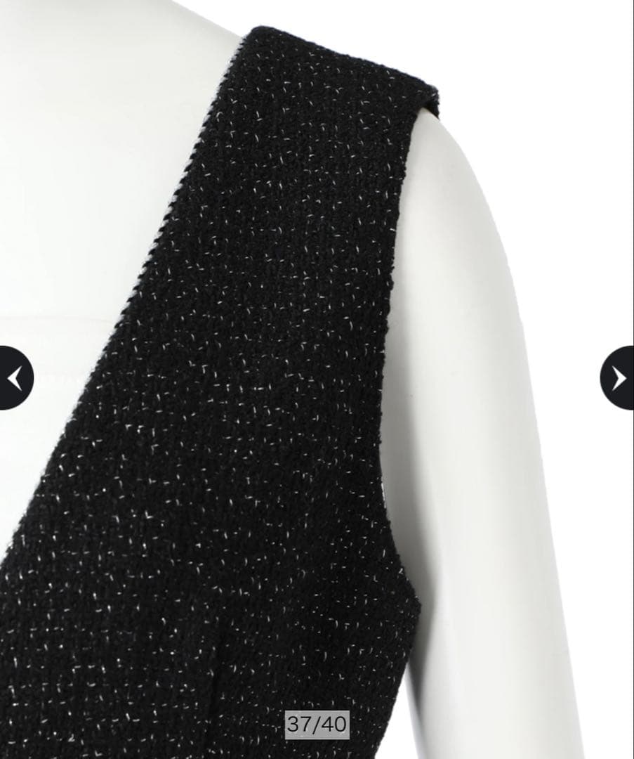 【美品】Rirandture ツイードＩラインジャンスカ