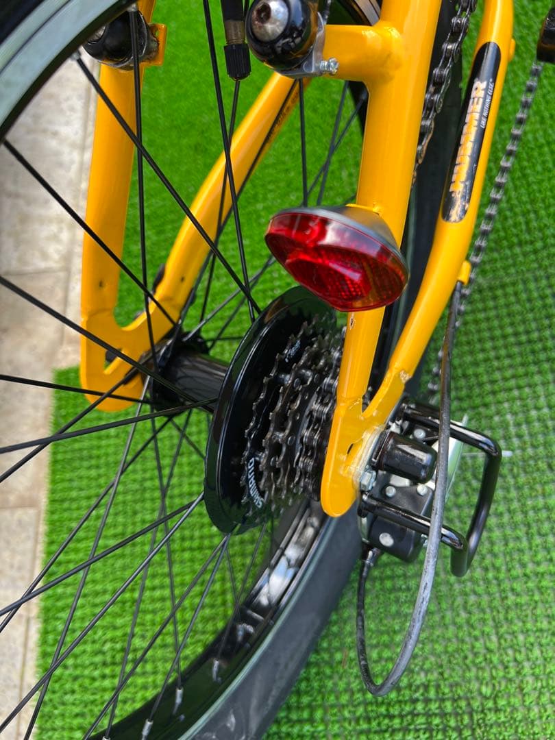 HUMMER 折りたたみ自転車 20インチ 6変速