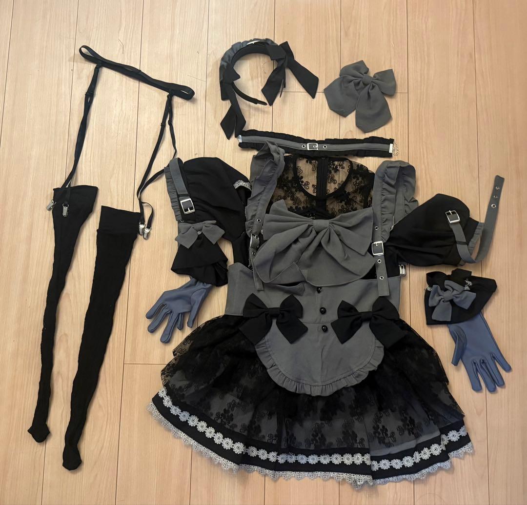 ラルムノワールメイド ハロウィンコスプレ10点セット マリームーン