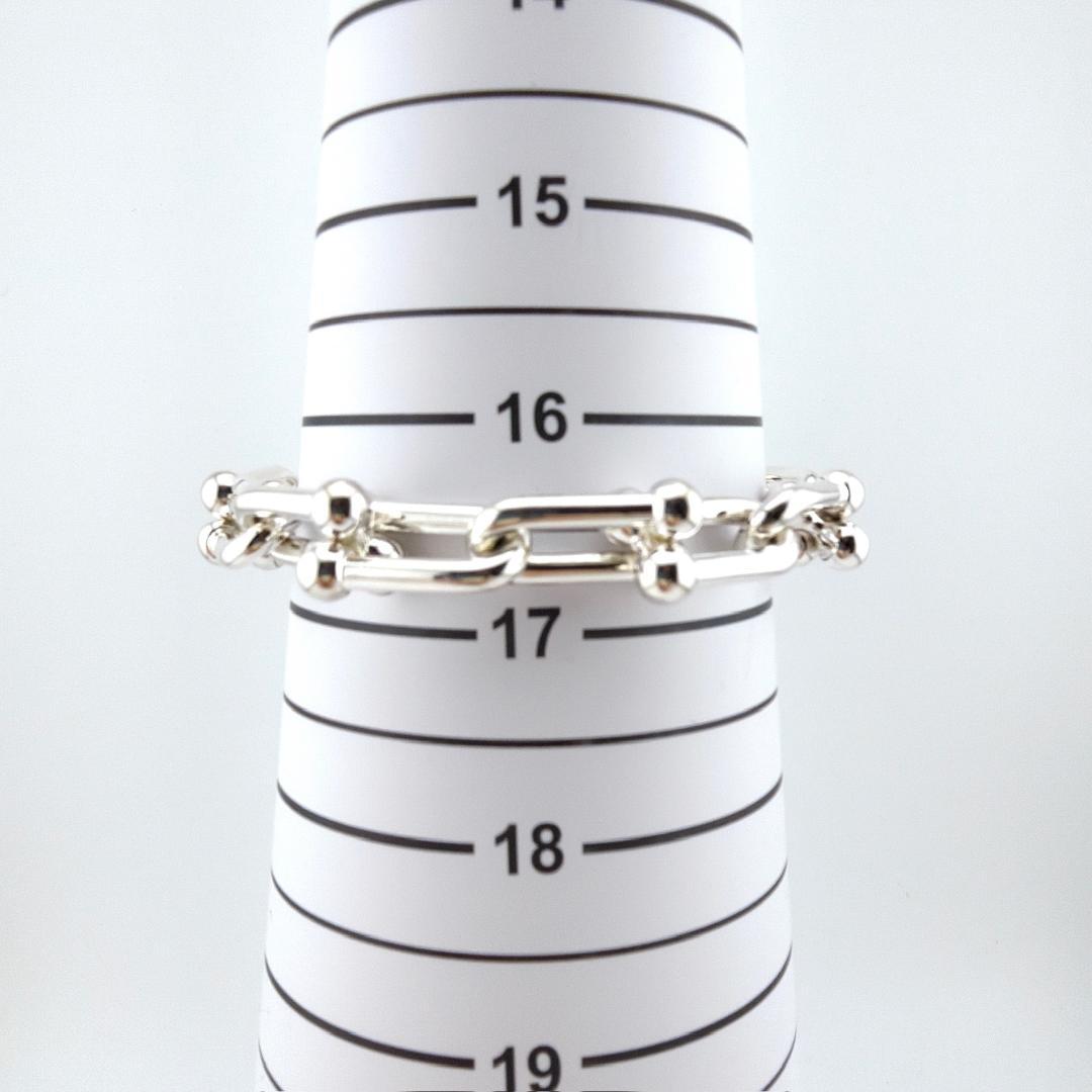 ティファニー ハードウェア ラージリンク L(14コマ) ブレスレット シルバー