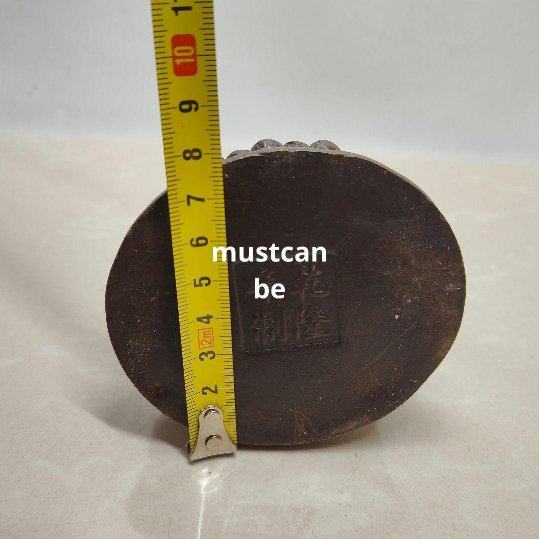 銅製 弥勒仏 車上仏像 招財 納福 工芸品 置物