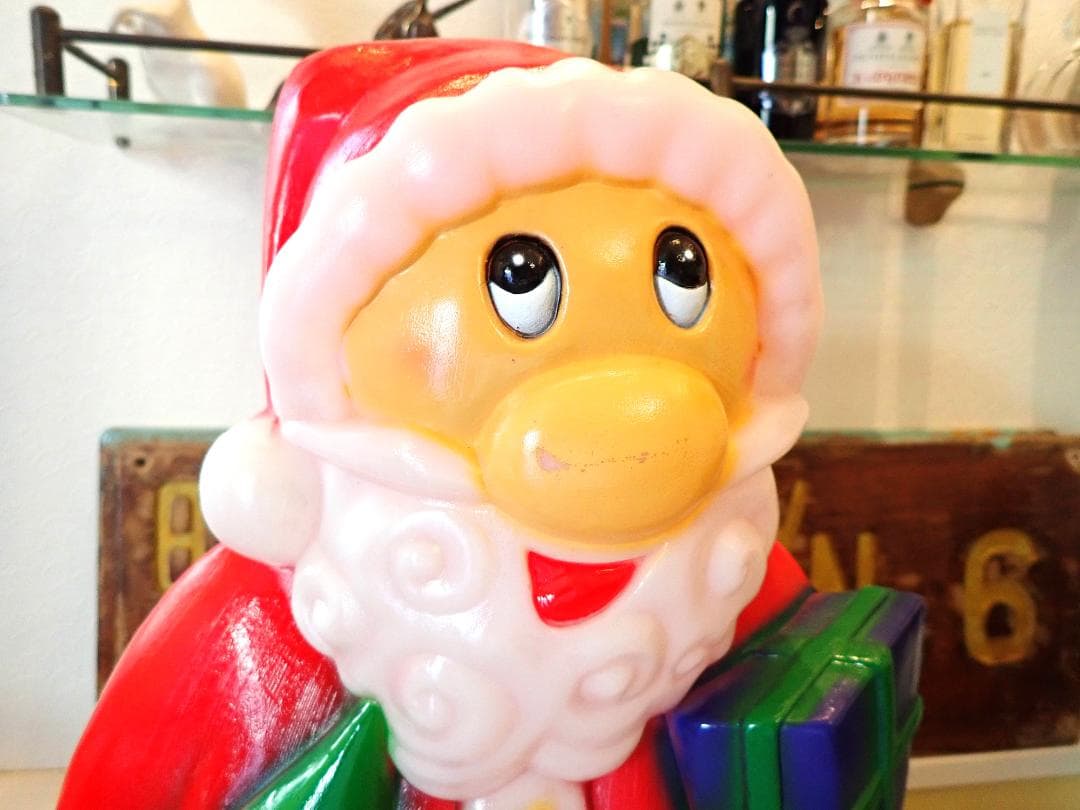 サンタクロース ヴィンテージライト クリスマス 装飾 90s 点灯確認済