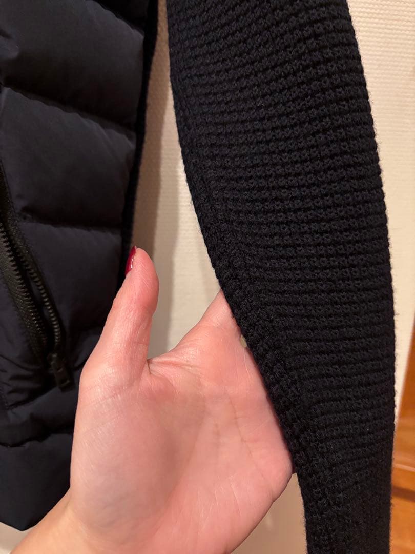 Herno ヘルノ　ダウン×ニット切替ジャケット　48