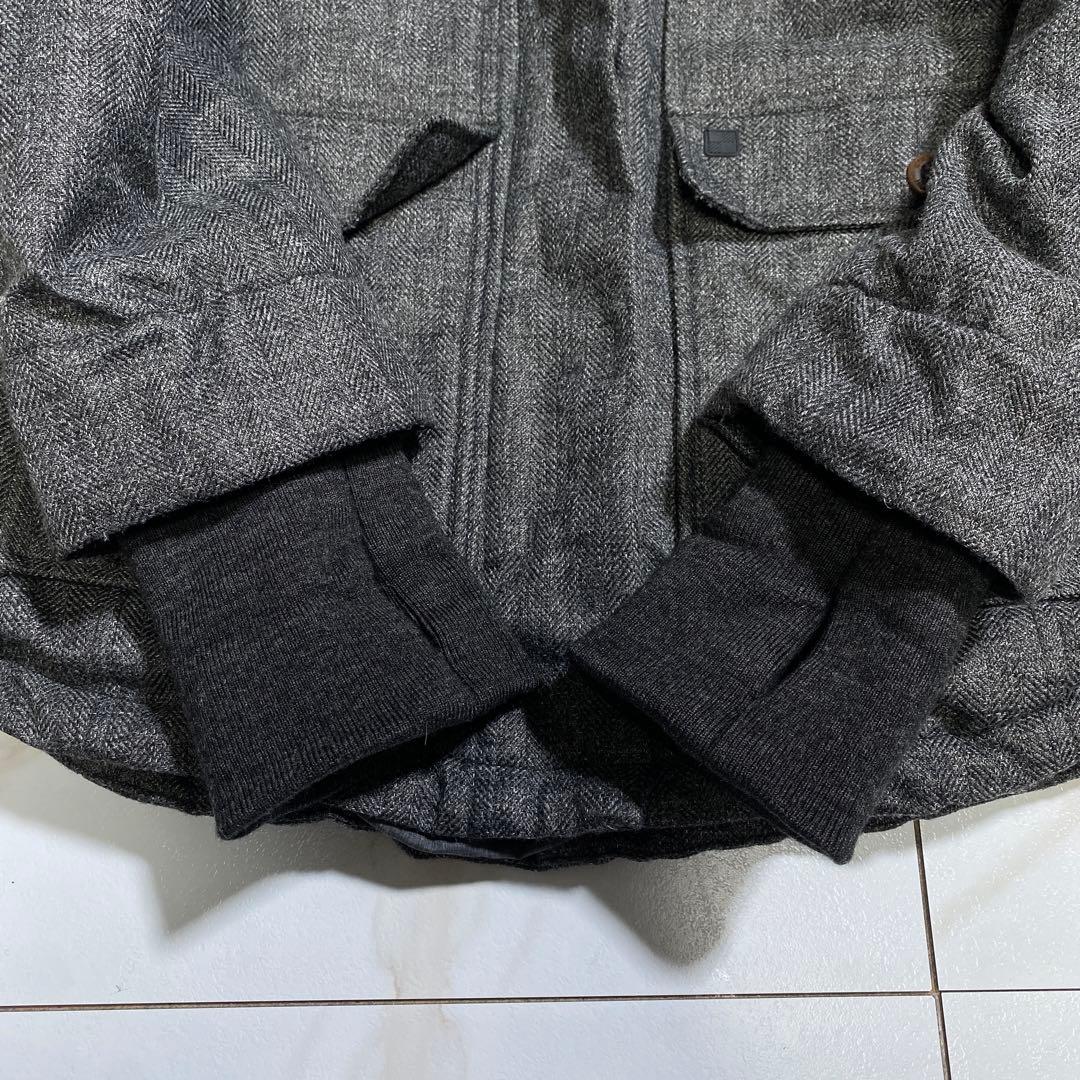 希少♡ウールリッチ ファー ビターチルウールロフトジャケット 中綿 ヘリンボーン