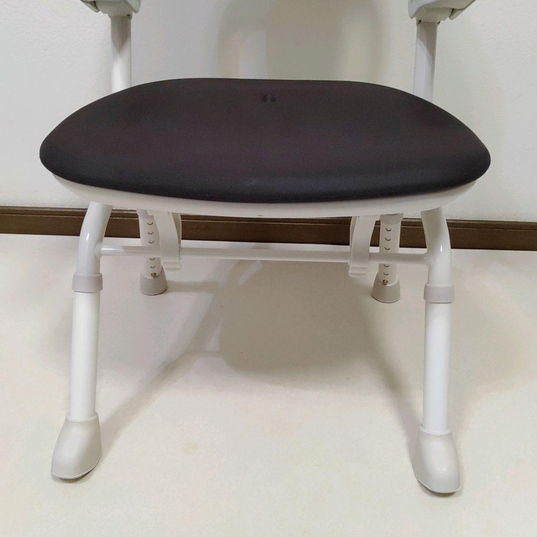 美品 安寿 楽らく開閉シャワーベンチ Sフィット もちぷる ブラウン系 送料無料