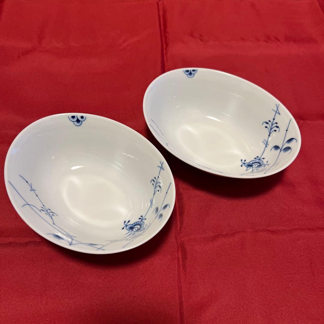 ロイヤルコペンハーゲン楕円形のサラダボウルペア