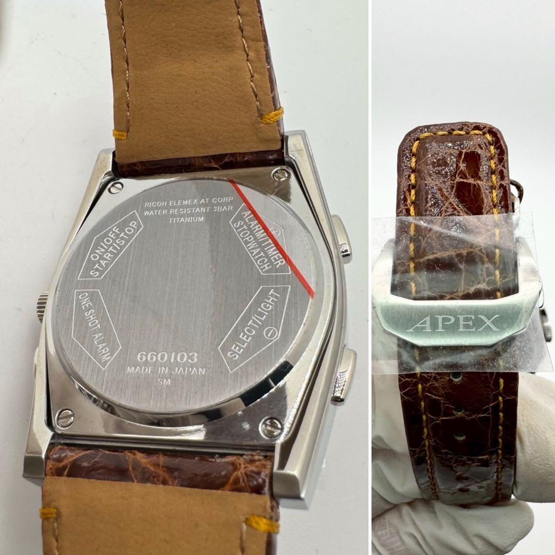 新品 RICOH ELEMEX APEX REMINDER 660103 腕時計