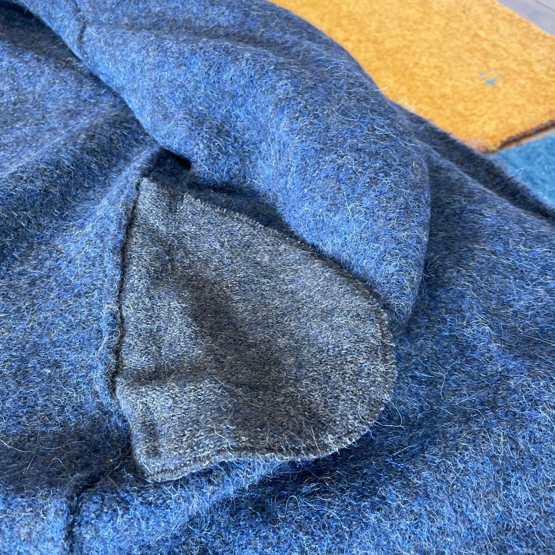 45rpmアルパカ混縮絨ウールフードコート