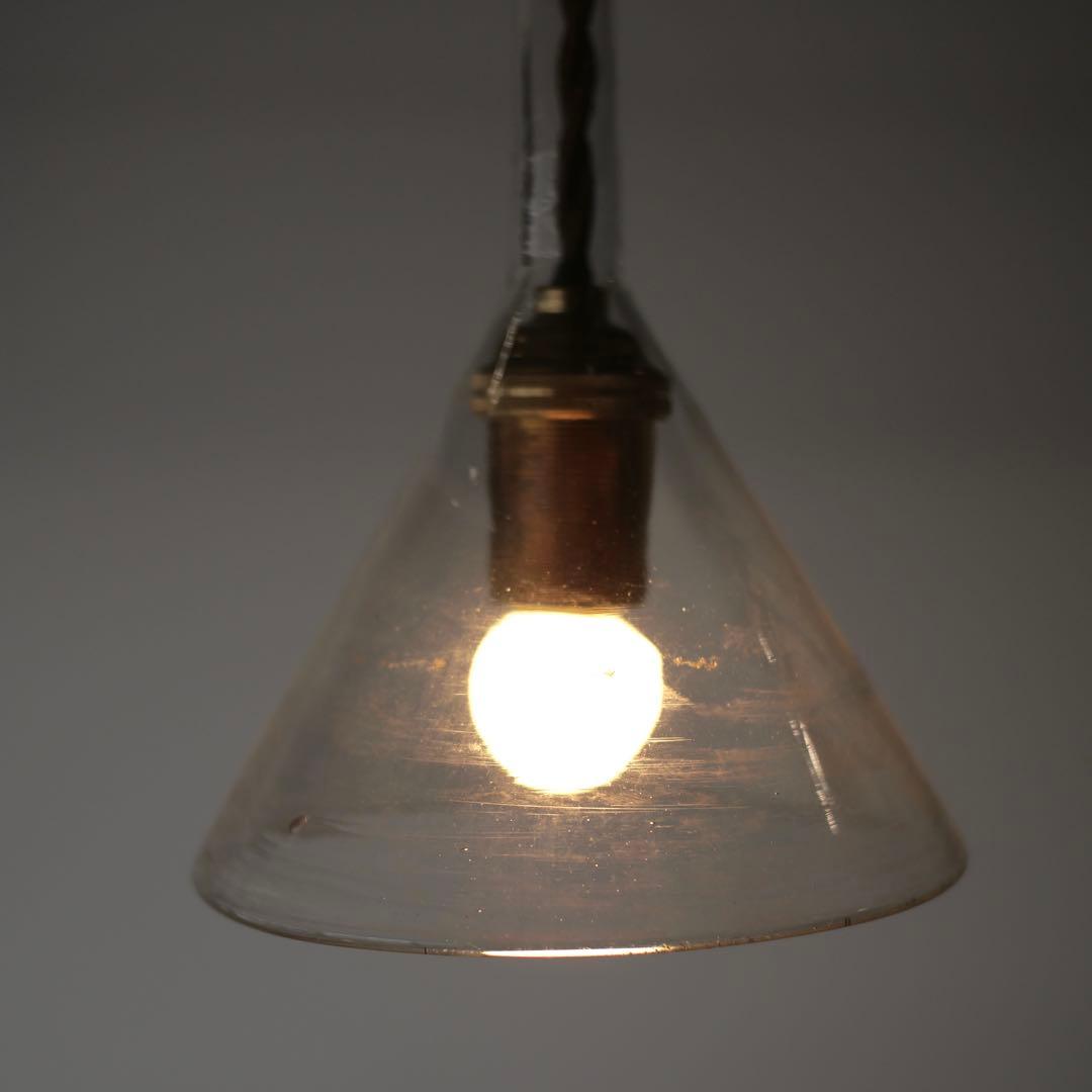 ①アトリエ　ライト　ペンダント　照明　ランプ　古道具　アンティーク　昭和レトロ