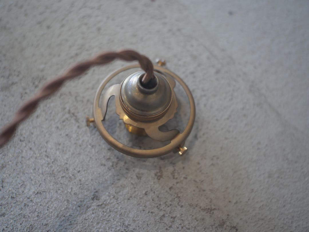 ①アトリエ　ライト　ペンダント　照明　ランプ　古道具　アンティーク　昭和レトロ