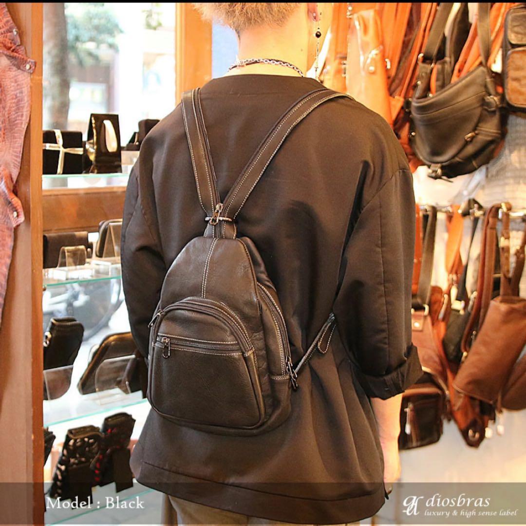 ✨新品未使用✨ diobras ディオブラス 上質カーフレザー 2WAYリュック