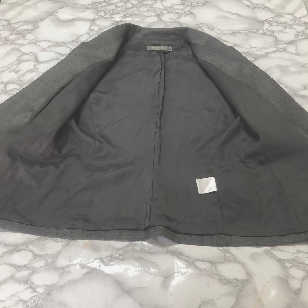 美品✨️ セオリーリュークス スーツ上下 ノーカラージャケット 40サイズ