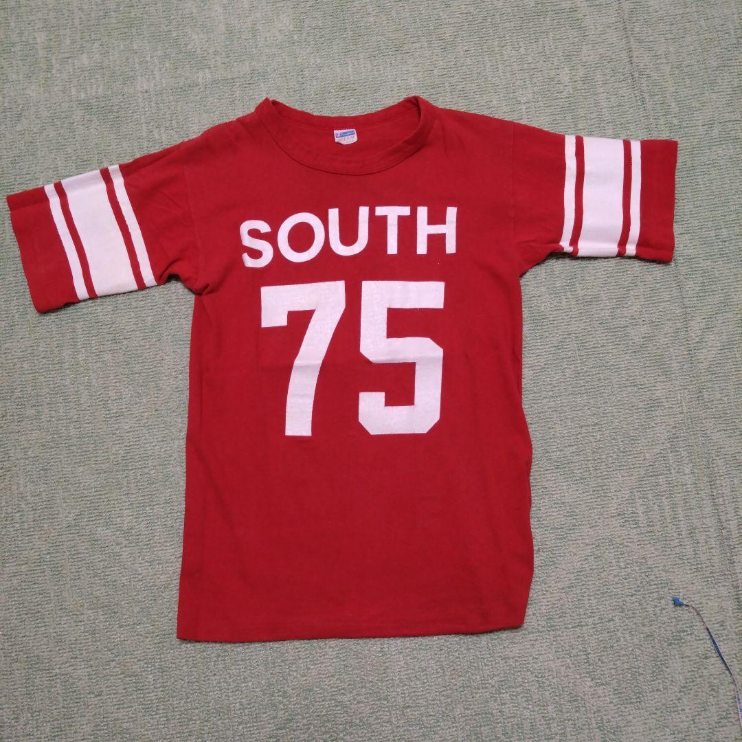 チャンピオン　トリコタグ　両面ナンバープリント　ビンテージ　ティシャツ