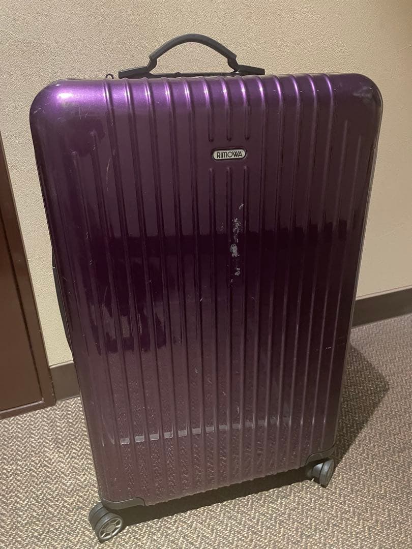 格安！RIMOWAスーツケース (サルサエアー　65L パープル)
