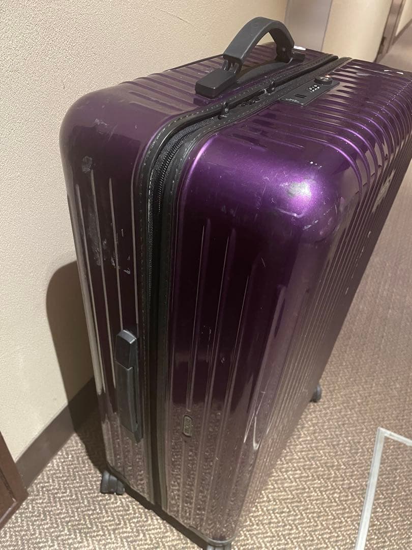 格安！RIMOWAスーツケース (サルサエアー　65L パープル)