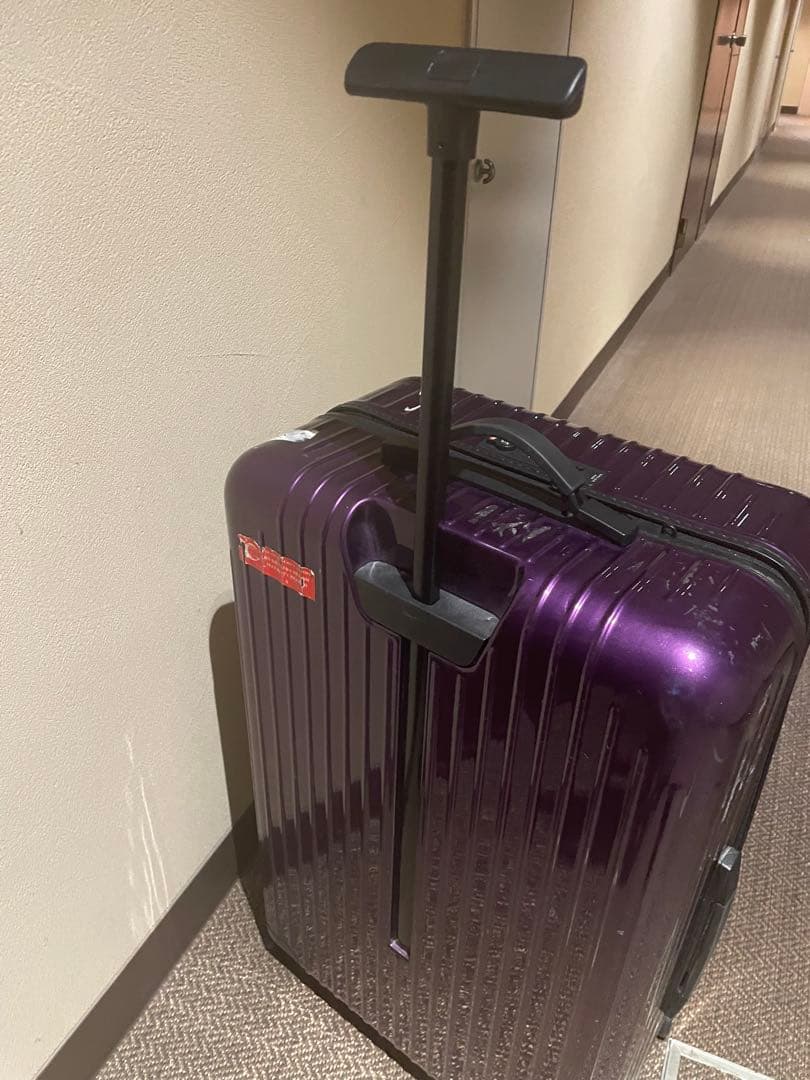 格安！RIMOWAスーツケース (サルサエアー　65L パープル)