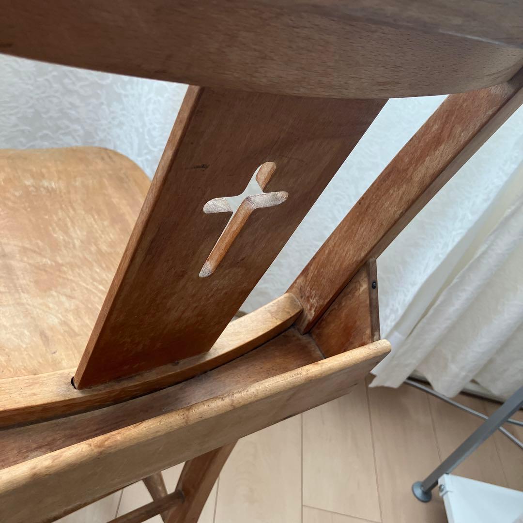 ゆらゆら様　チャーチチェア　イギリス　アンティーク