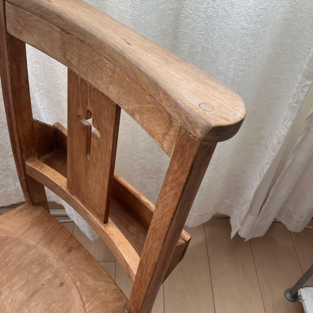 ゆらゆら様　チャーチチェア　イギリス　アンティーク