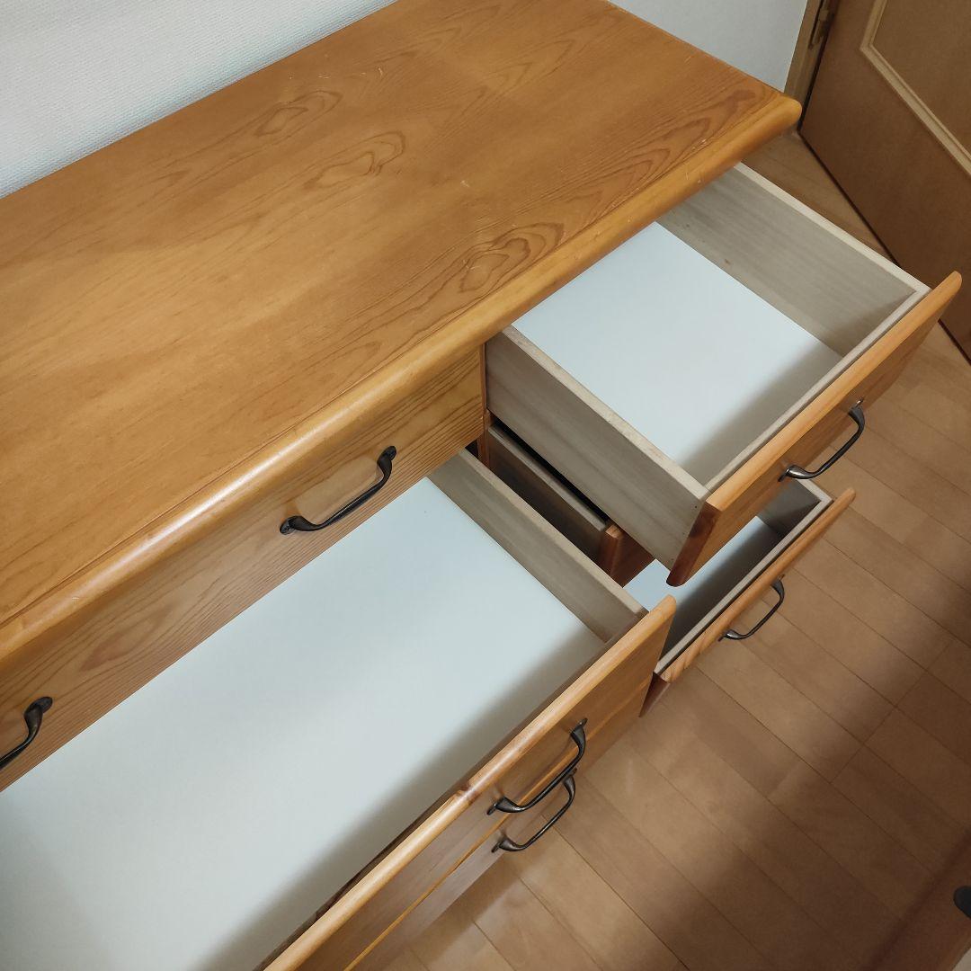 【Natsukoです】木製 チェスト 引き出し 収納 3段