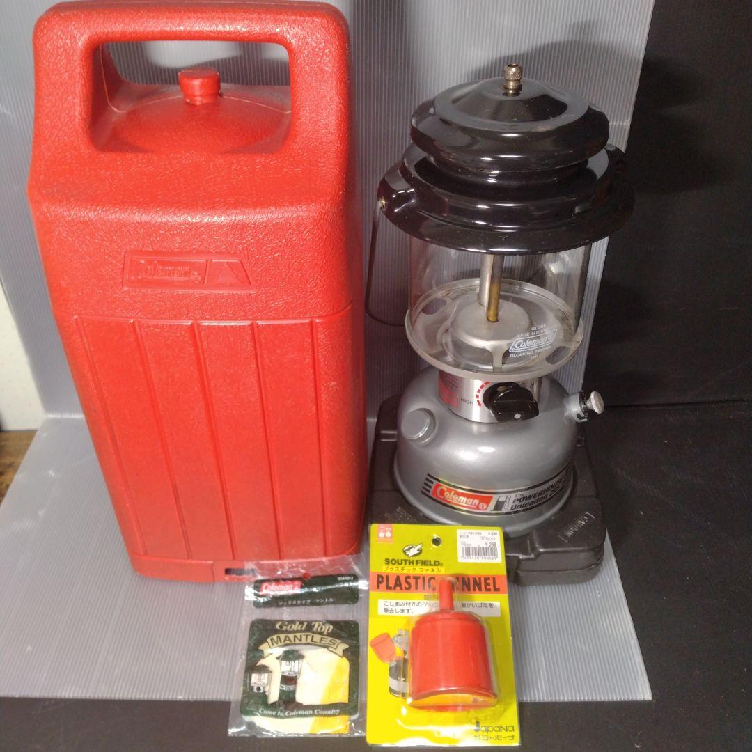 希少旧もみの木ケース付Coleman unleaded295ツーマントルランタン