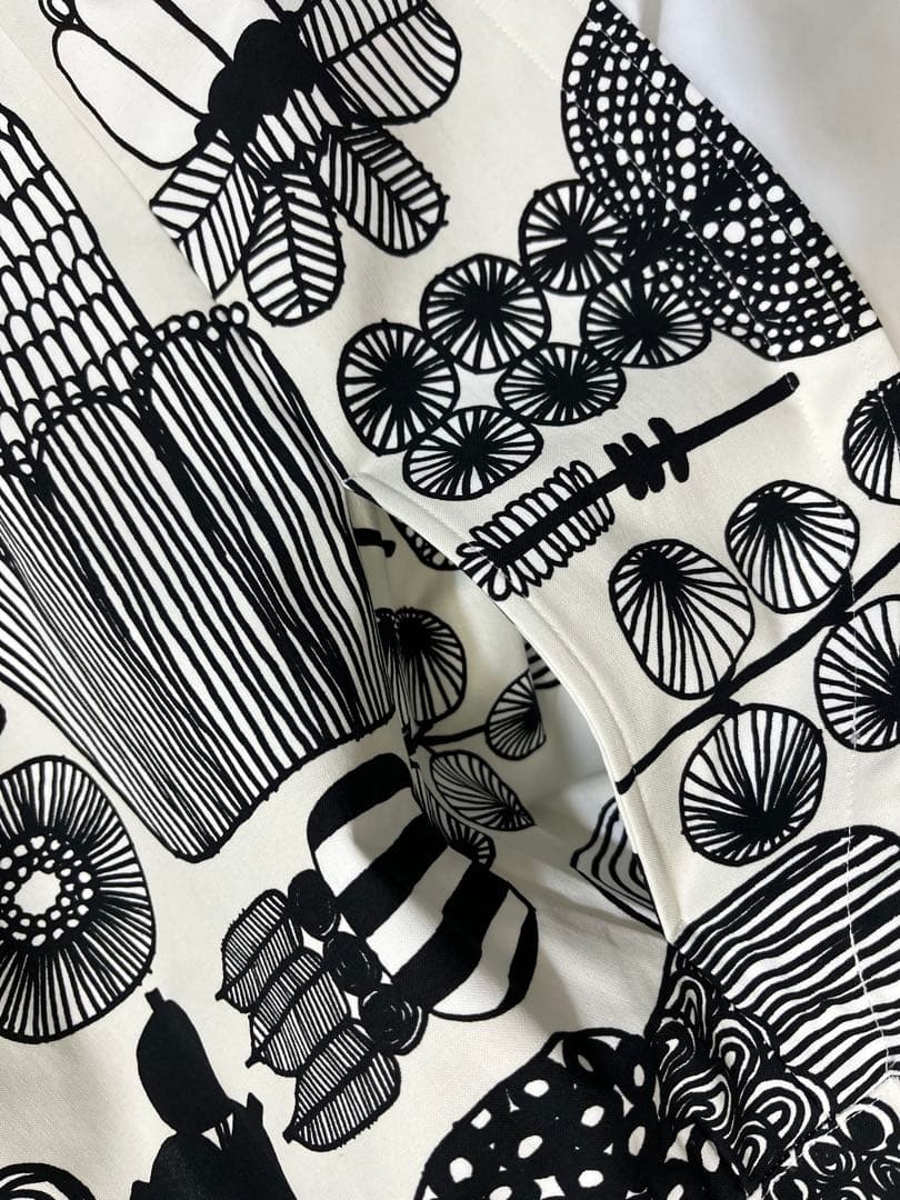 ｍ0801-2　ジュンヤワタナベ×マリメッコ　コクーンスカート 2018SS