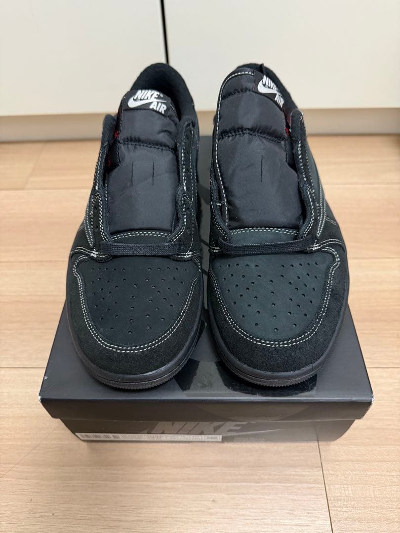 靴 JORDAN 1 LOW TRAVIS SCOTT BLACK PHANTOM