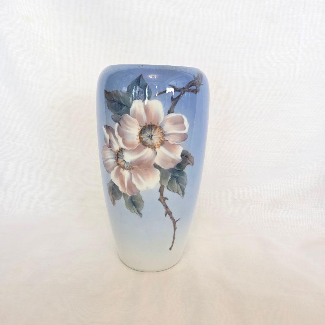 ロイヤルコペンハーゲン　ジャポニズム　花と蝶　花瓶