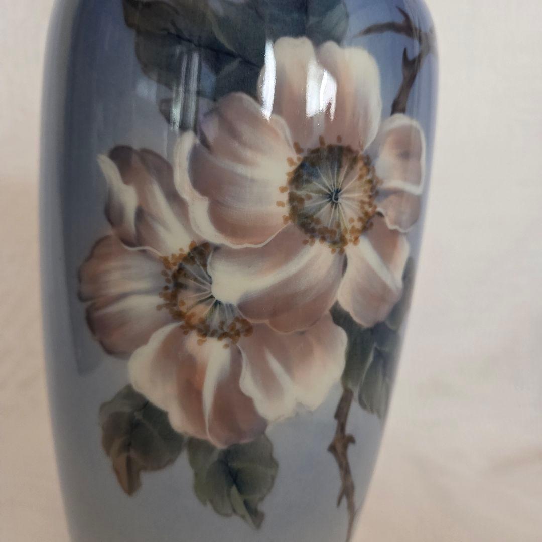 ロイヤルコペンハーゲン　ジャポニズム　花と蝶　花瓶