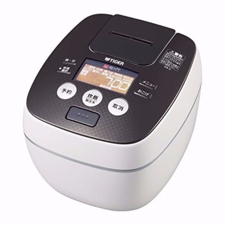 タイガー 炊飯器 5.5合 圧力 IH クールホワイト (ホワイト,5.5合)◯