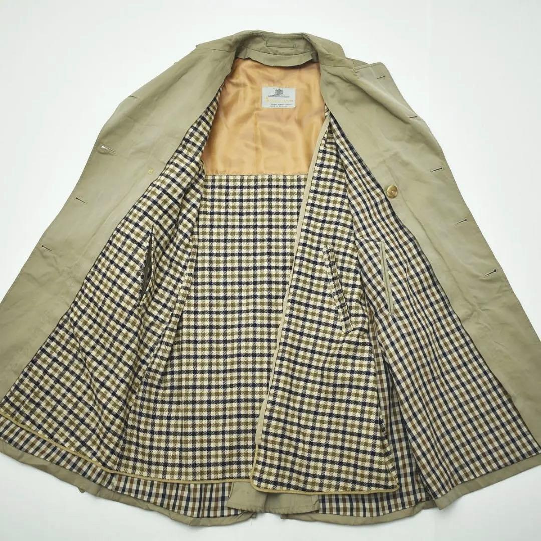 英国製 アクアスキュータム Aquascutum ライナー付き トレンチコート
