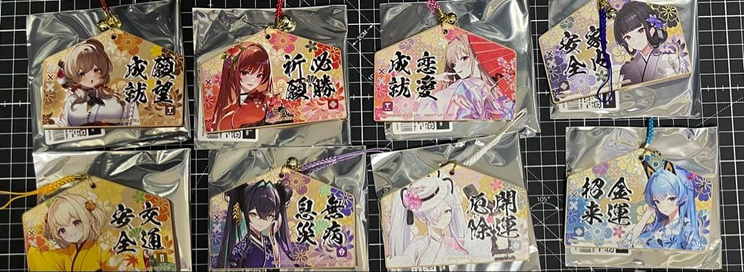 日*9様 nikke ミニ 絵馬 ストラップ フルコンプ 京都 はんなりスタンプ