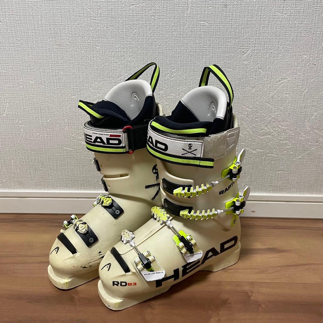 サロモン156cm HEAD上級ブーツ25.5cmストック付 メンテ済4点SET