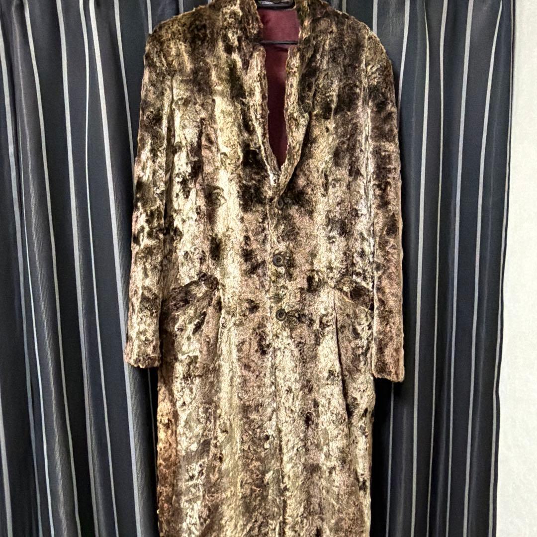 トルネードマート　ヴィンテージ　フェイクファー ロングコート