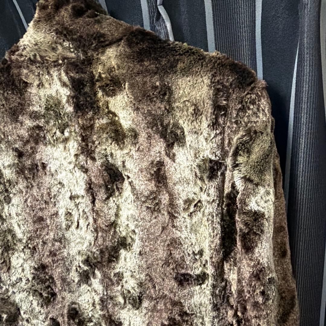 トルネードマート　ヴィンテージ　フェイクファー ロングコート