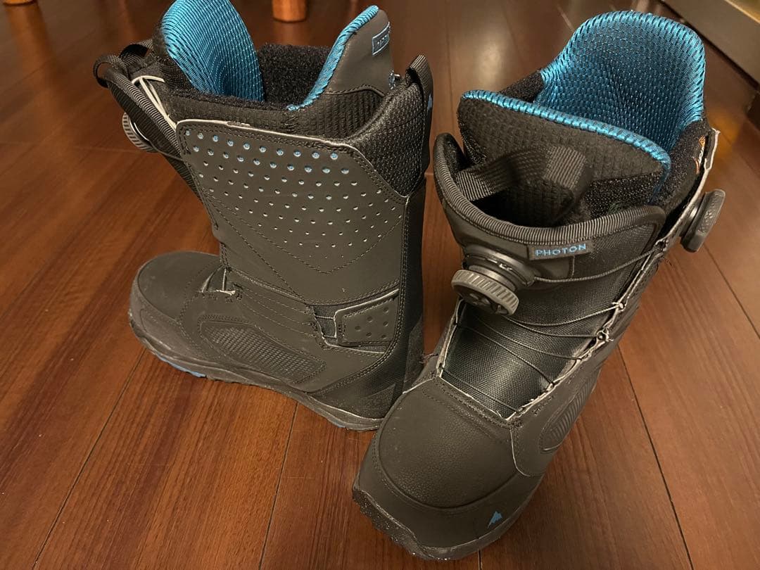 スノーボード Burton photon boa 25cm Black/Blue Used