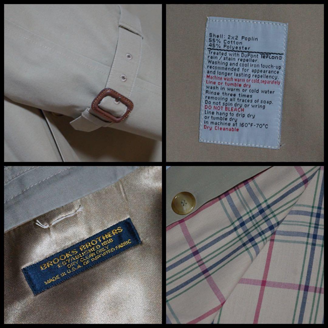 USA製80’s BROOKS BROTHERS ヴィンテージ トレンチコート