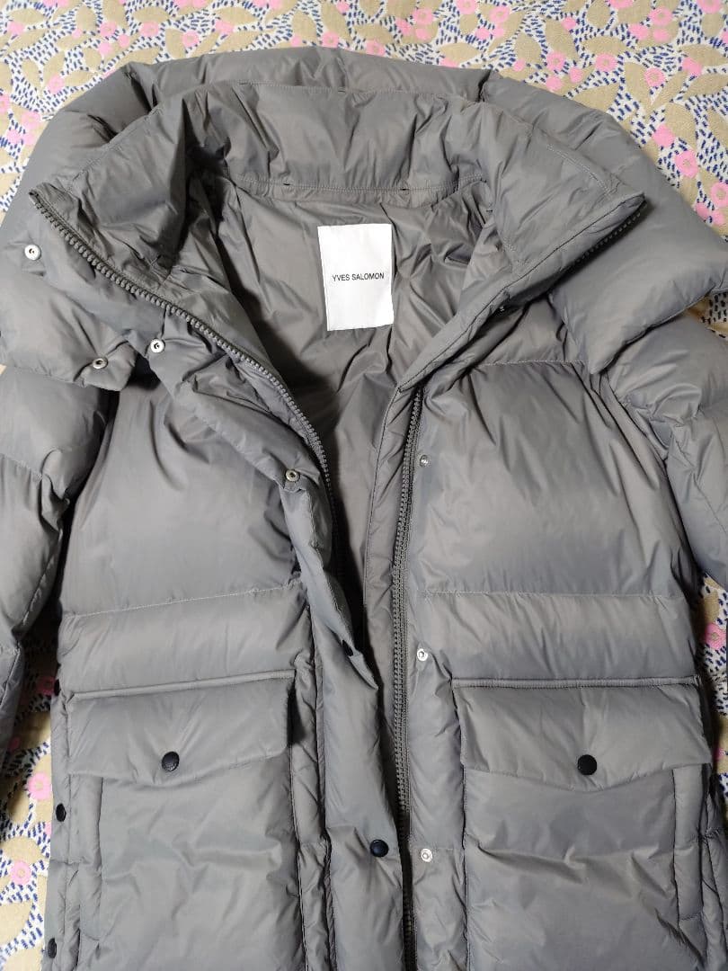 ソ*マ様 新品 yves salomon イヴサロモン ダウン グレー
