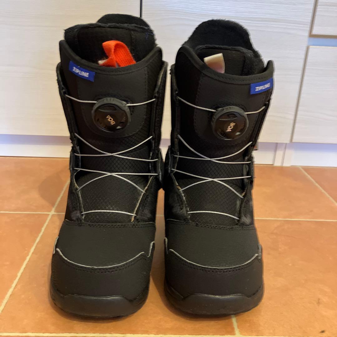 BURTON ZIPLINE キッズブーツ　22cm バートンニット帽(大人用)