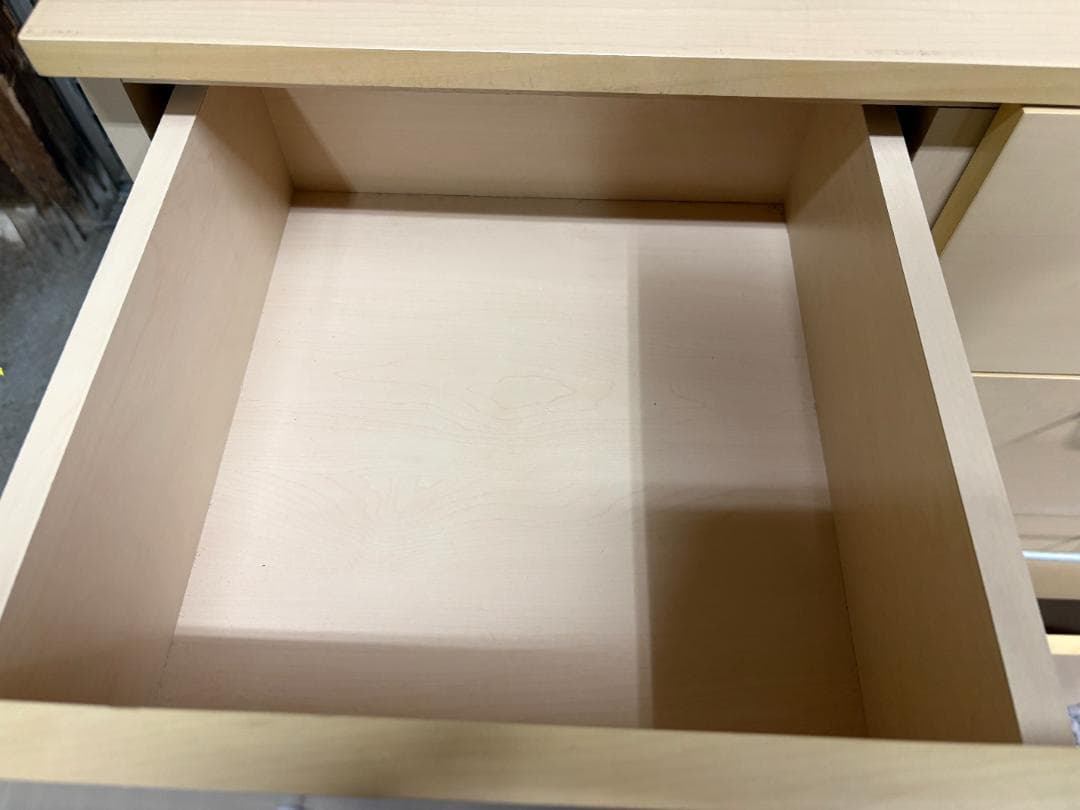 廃盤 無印良品 メープル材 チェスト 4段