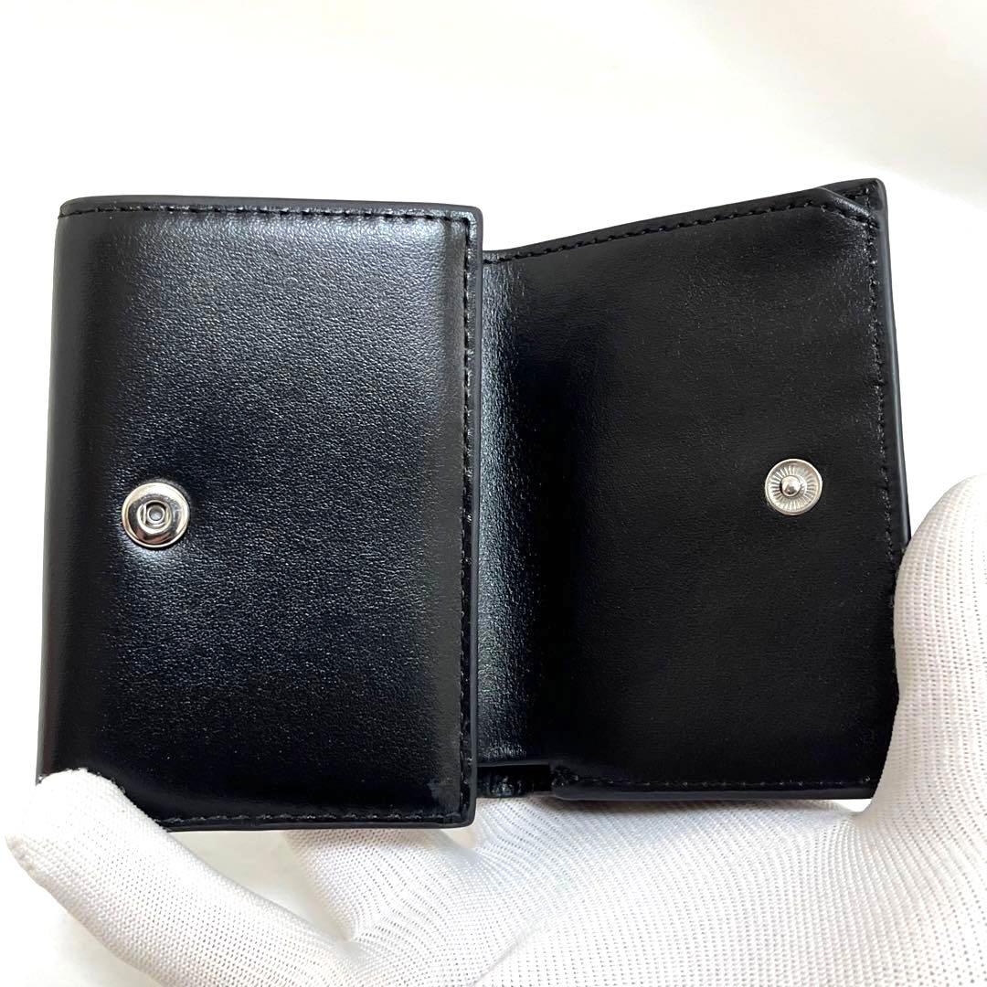 【未使用】DIESEL ディーゼル ブラック 三つ折り財布